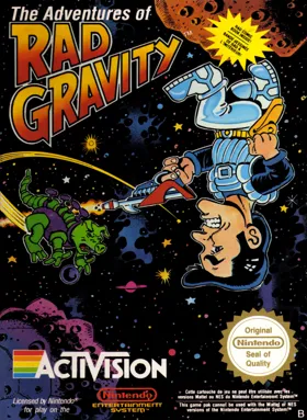 Adventures of Rad Gravity, The (Europe) box cover front